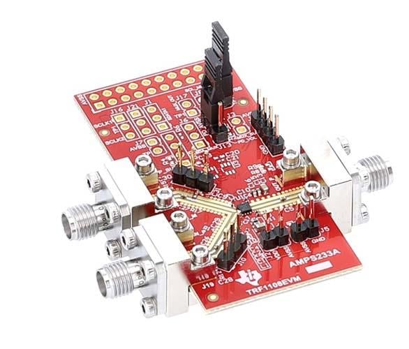 Bo mạch công cụ phát triển dùng để đánh giá IC khuếch đại và mạch tín hiệu RF