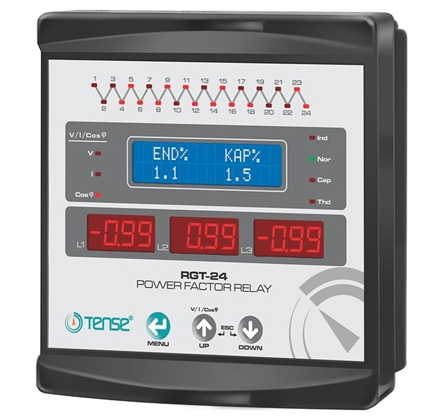 Thiết bị điều khiển tụ bù lắp trên mặt tủ điện công nghiệp