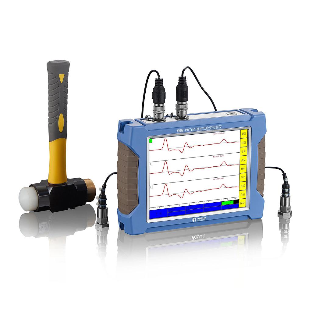 Pile testing equipment used for foundation inspection and borehole quality control