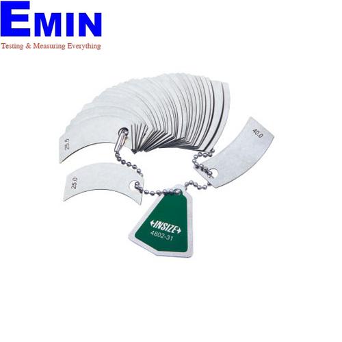 Bộ dưỡng đo bán kính dùng để kiểm tra biên dạng cong trên chi tiết cơ khí